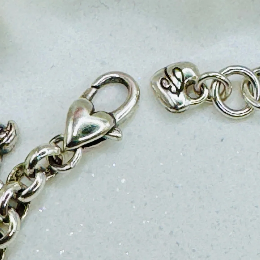 Brighton Silver Charm Bracelet with Red and Green Accents - Picture 2 of 7